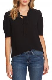 CeCe Ruffle Tie Neck Top   Nordstrom at Nordstrom